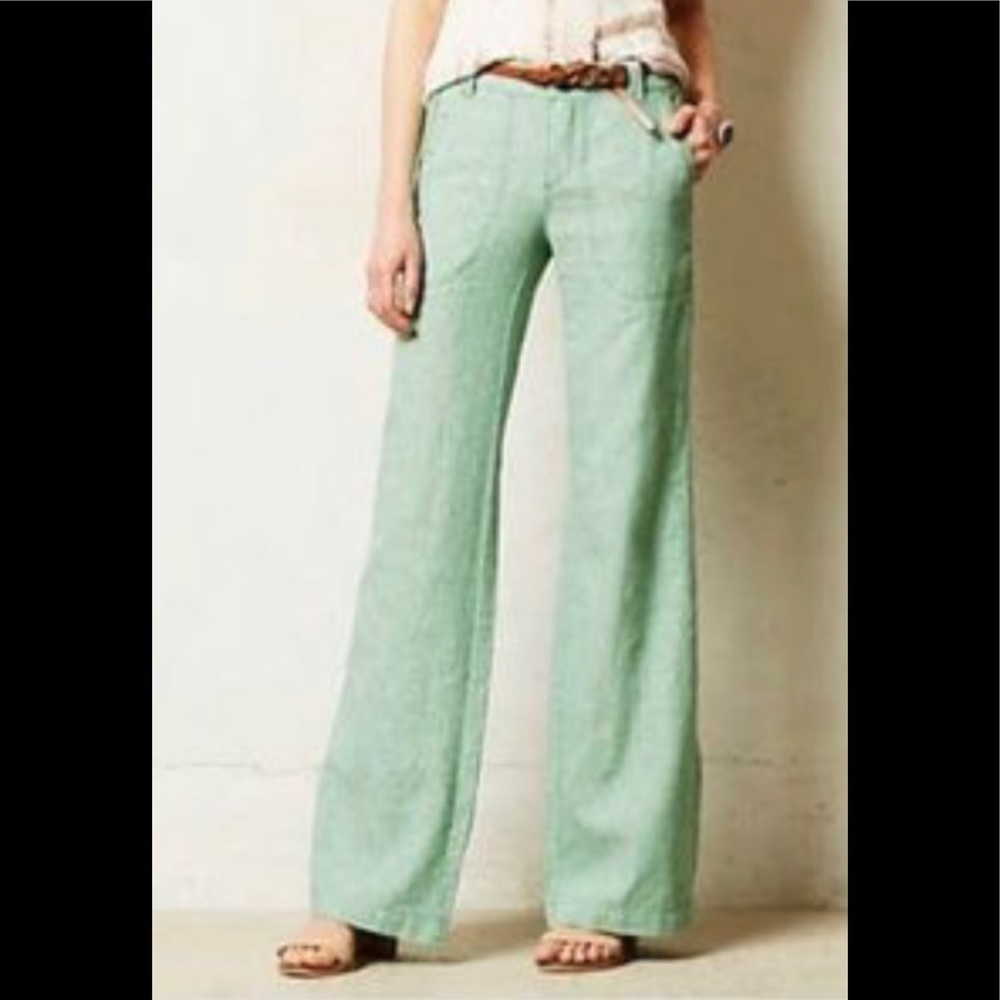 Anthropologie - Pilcro & Letterpress Casual Linen Pants